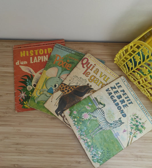 Lot de 4 petits livres vintage