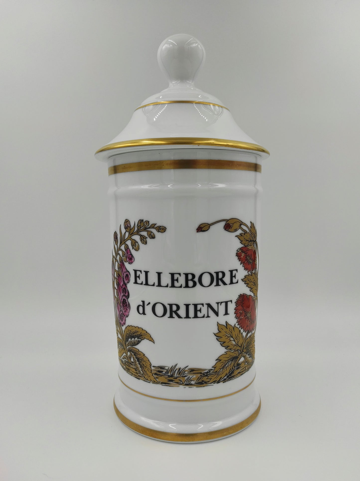 Ancien pot à pharmacie Ellebore d'Orient Limoges