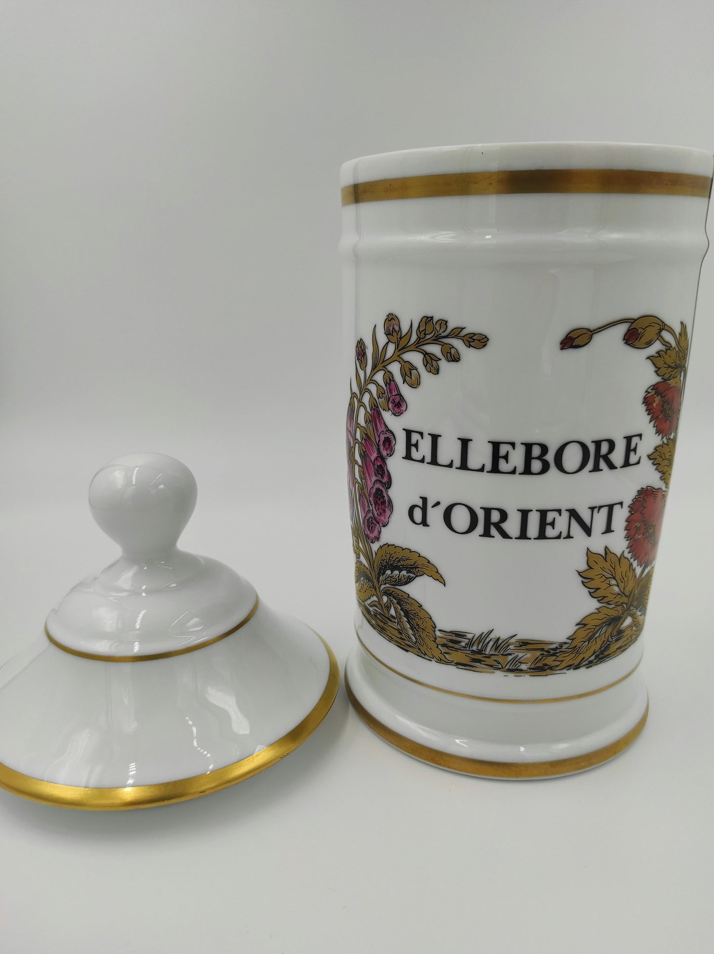 Ancien pot à pharmacie Ellebore d'Orient Limoges