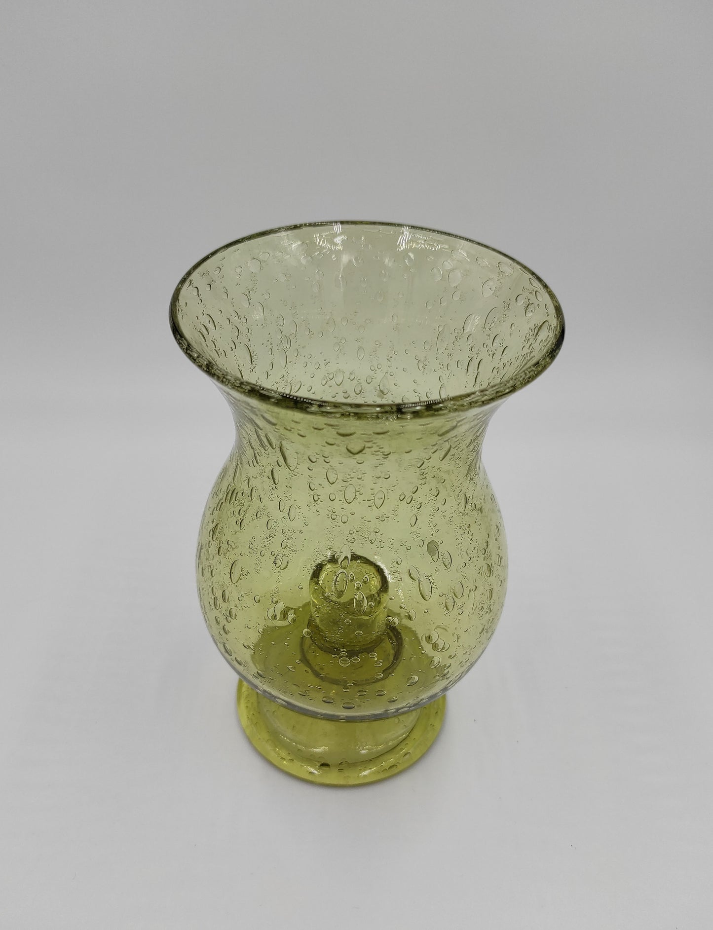Bougeoir / photophore en verre soufflé Biot