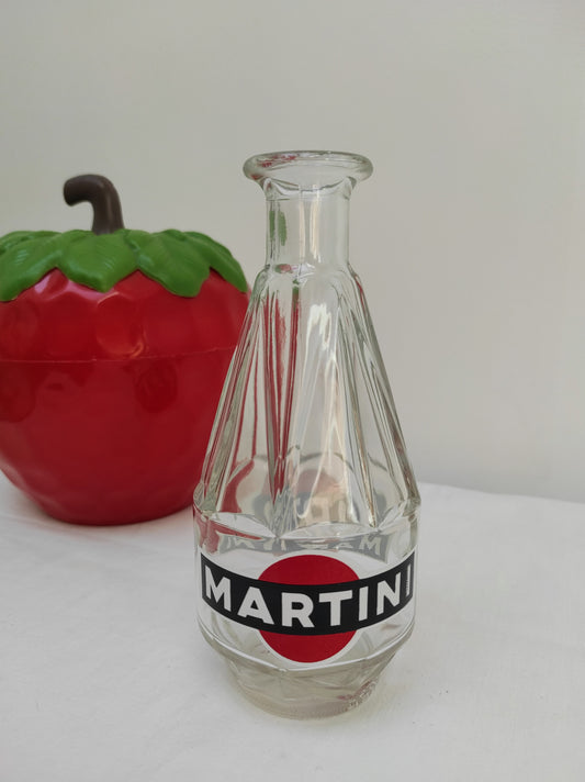 Ancienne carafe publicitaire martini années 70, bistrot et café années 60 made in France, apéritif, vintage, années 80