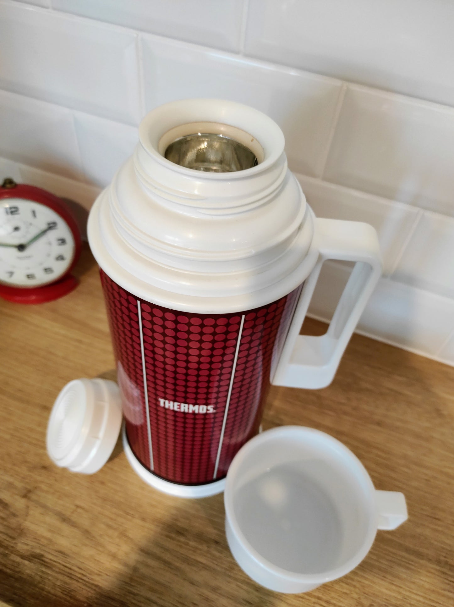 Bouteille isotherme THERMOS vintage made in England années 70