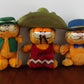 Lot de 3 peluches Garfield vintage
