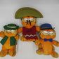 Lot de 3 peluches Garfield vintage