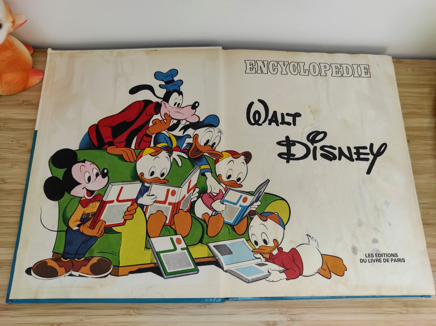 Livre encyclopédie Walt Disney, de la caverne au gratte ciel