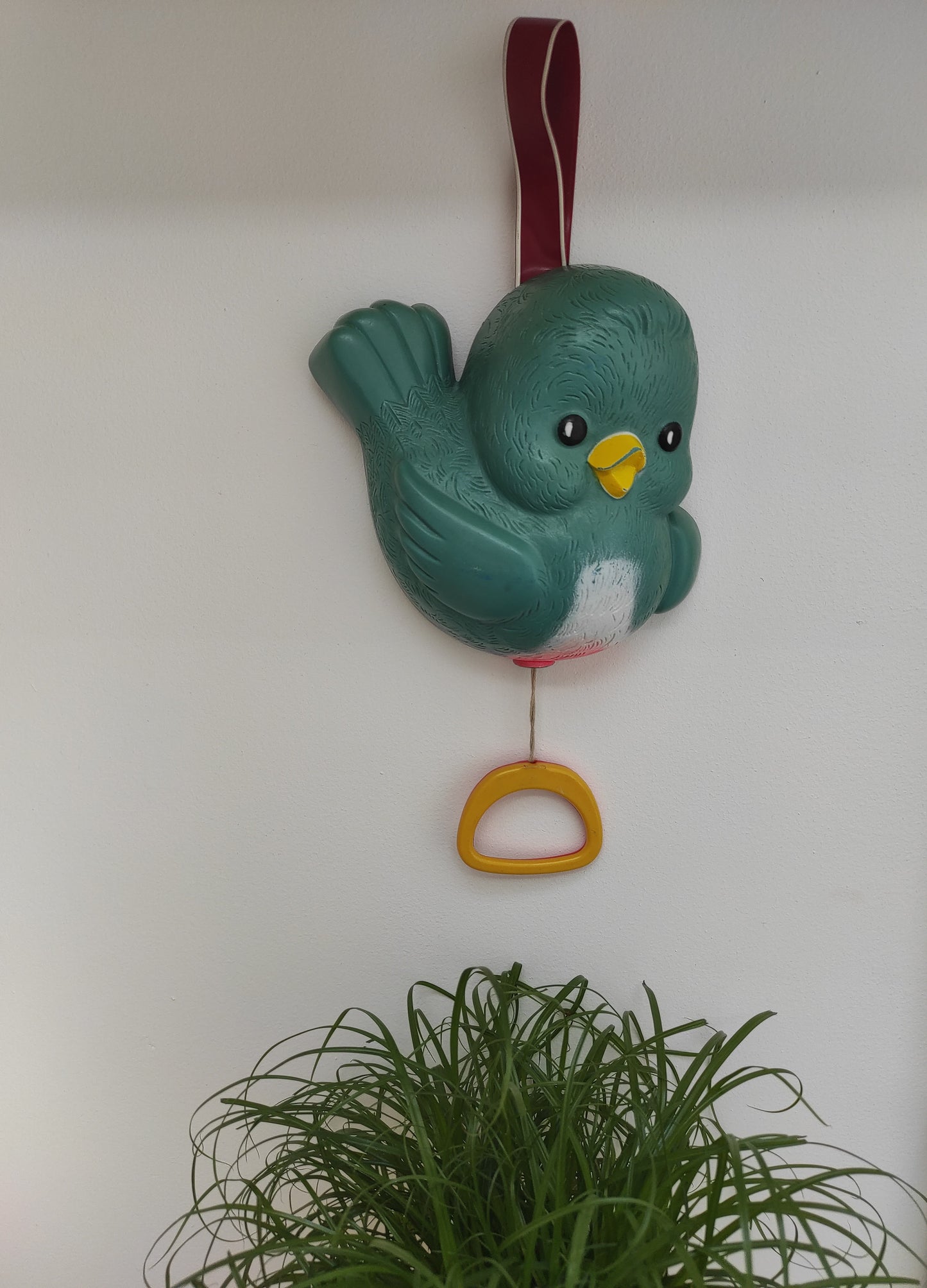 Ancien oiseau musical, boite à musique vintage Fisher Price, années 70, années 60, décoration chambre d'enfant , chambre de bébé, musique souvenirs