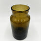 Ancien pot en verre soufflé marron