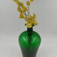 Petite carafe/vase en verre vert