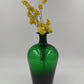 Petite carafe/vase en verre vert