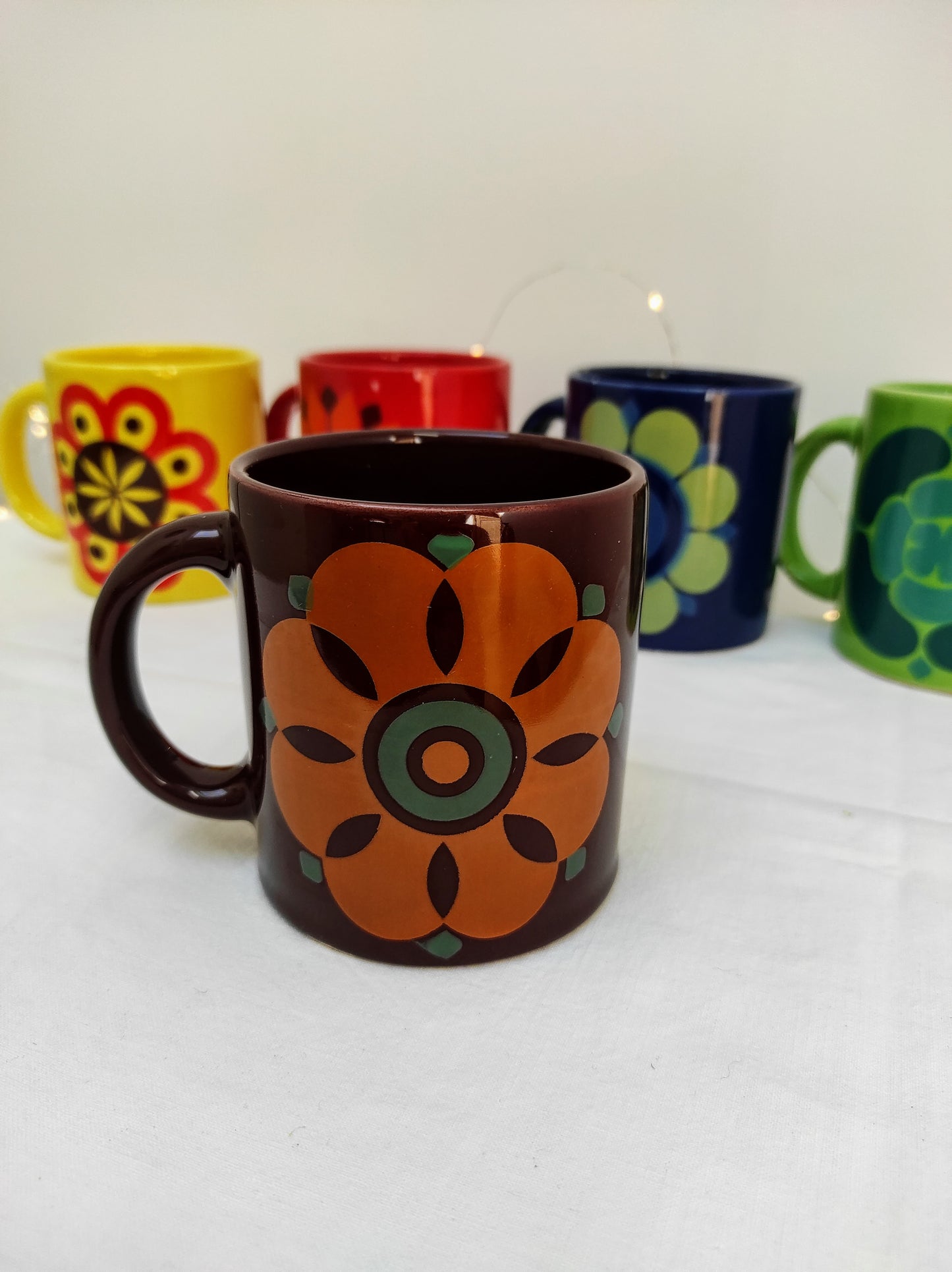 Set de 5 mugs WAECHTERSBACH W-GERMANY