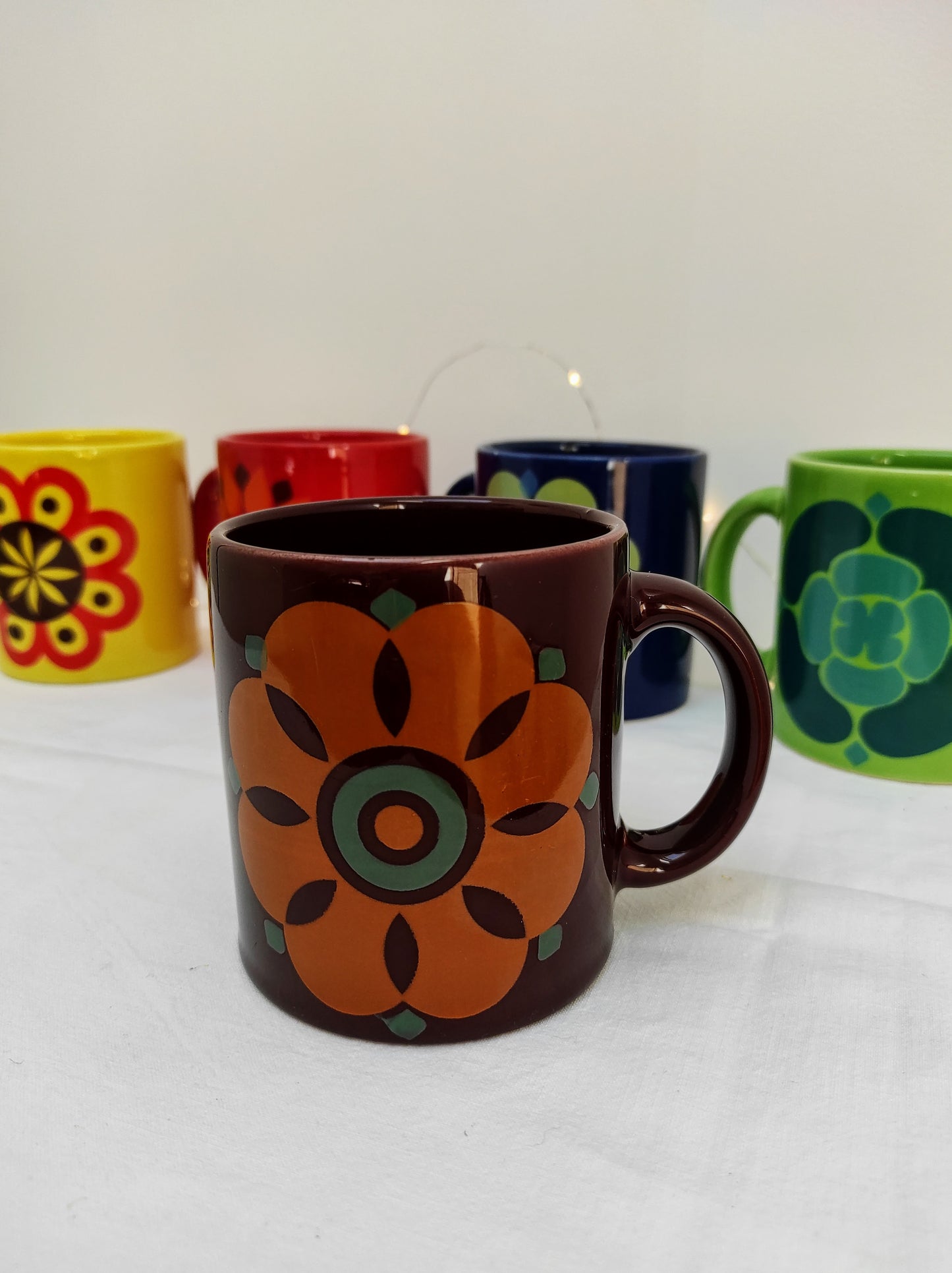 Set de 5 mugs WAECHTERSBACH W-GERMANY