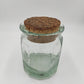 Bocal en verre vintage de 15 cm