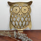 Dessous de plat hibou en laiton vintage. Chouette c'est l'heure de passer à table !   Chouette ou hibou, c'est comme vous voulez ;-)  Ce joli dessous de plat vintage en laiton ajouré des années 60-70 , est prêt à recevoir vos petits plats ! 